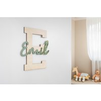 Namensschild - Initial | Türschild Kinderzimmer Namensschild - Initial | Türschild Kinderzimmer von Dreams4Kidsde