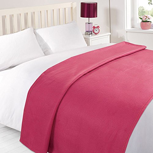 DREAMSCENE �berwurf Decke, Tagesdecke, Fuchsia von DREAMSCENE