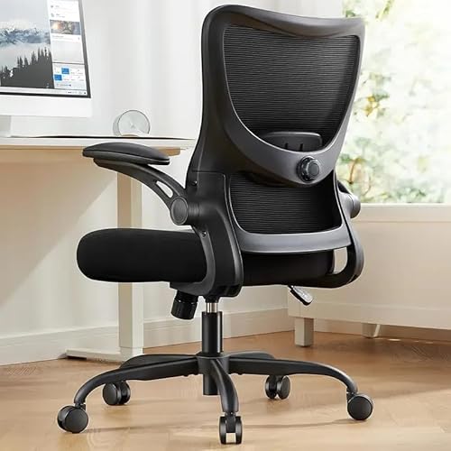 Dreamsmith Bürostuhl Ergonomisch, Schreibtischstuhl mit 3D PU Armlehnen und Verstellbarer Lendenwirbelstütze, Drehstuhl Höhenverstellung und Wippfunktion, Chefsessel aus Mesh, Bis 136kg/300LBS Dreamsmith Bürostuhl Ergonomisch, Schreibtischstuhl mit 3D PU Armlehnen und Verstellbarer Lendenwirbelstütze, Drehstuhl Höhenverstellung und Wippfunktion, Chefsessel aus Mesh, Bis 136kg/300LBS von Dreamsmith