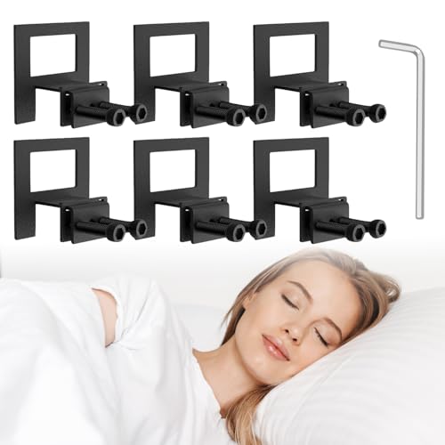 6 Stück Matratzenhalter für Bettrahmen, Rutschfeste Matratzen Dichtungen, Schwarz Matratzen Greifer Verstellbare Metall-Matratzenstopper Matratzenverbinder für Metallbettrahmen Antirutschmatte 6 Stück Matratzenhalter für Bettrahmen, Rutschfeste Matratzen Dichtungen, Schwarz Matratzen Greifer Verstellbare Metall-Matratzenstopper Matratzenverbinder für Metallbettrahmen Antirutschmatte von Dreamsolearoy