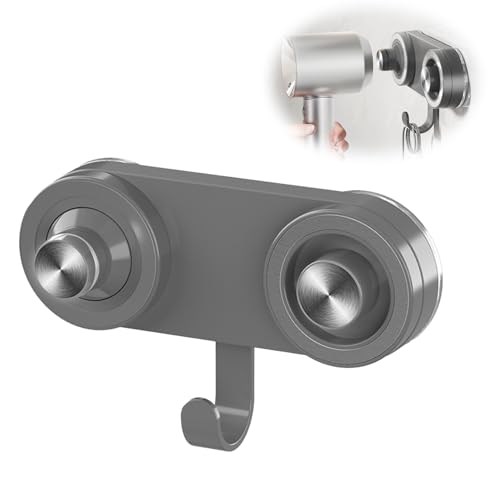 Dreamsolearoy Föhn Halterung für Alle Magnetischen Hohe Geschwindigkeit Fön, Haartrocknerhalter Wandhalterung mit Düsenunterstützung Saugnapf und Steckerkabel Organisation Haken Fönhalter Grau Dreamsolearoy Föhn Halterung für Alle Magnetischen Hohe Geschwindigkeit Fön, Haartrocknerhalter Wandhalterung mit Düsenunterstützung Saugnapf und Steckerkabel Organisation Haken Fönhalter Grau von Dreamsolearoy