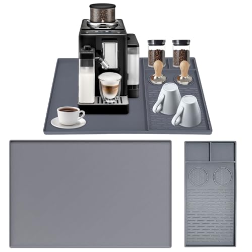 Kaffeemaschine Abtropfmatte, Abtropfmatte Geschirr, 40x60cm Unterlage Kaffeemaschine Matte Silikonmatte mit Abtropfmatte Spüle Trockenmatte Hitzebeständiges Rutschfeste, Silikon Matte Unter Kaffe Kaffeemaschine Abtropfmatte, Abtropfmatte Geschirr, 40x60cm Unterlage Kaffeemaschine Matte Silikonmatte mit Abtropfmatte Spüle Trockenmatte Hitzebeständiges Rutschfeste, Silikon Matte Unter Kaffe von Dreamsolearoy