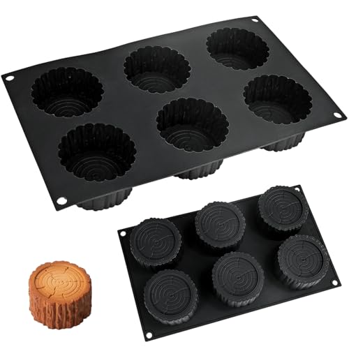 Silikon Baumstumpf Form Schwarz - Lebensmittelecht für Kuchen & Kerzen, 20x10cm mit Rindenstruktur, Einfaches Entformen Backzubehör Silikon Baumstumpf Form Schwarz - Lebensmittelecht für Kuchen & Kerzen, 20x10cm mit Rindenstruktur, Einfaches Entformen Backzubehör von Dreamsolearoy