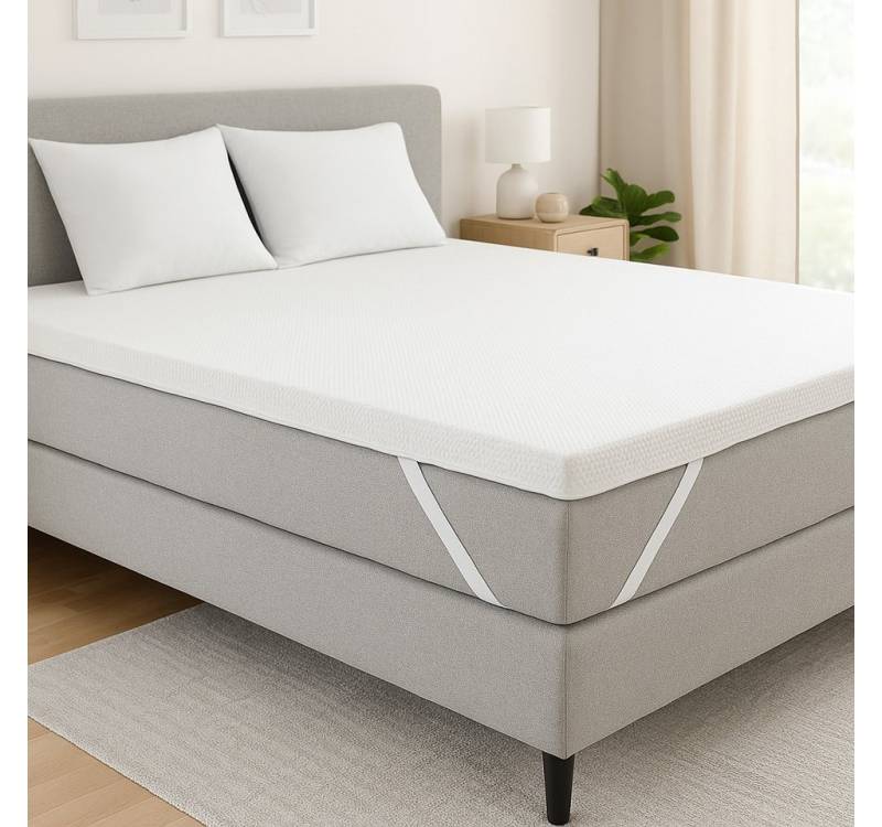 Dreamstar, Topper Easy Dream, in 90x200, 140x200, 180x200 cm und weitere Größen, 5 cm hoch, Kaltschaum, ergonomische Matratzenauflage in drei Härtegraden, H2, H3 und H4 Dreamstar, Topper Easy Dream, in 90x200, 140x200, 180x200 cm und weitere Größen, 5 cm hoch, Kaltschaum, ergonomische Matratzenauflage in drei Härtegraden, H2, H3 und H4 von Dreamstar