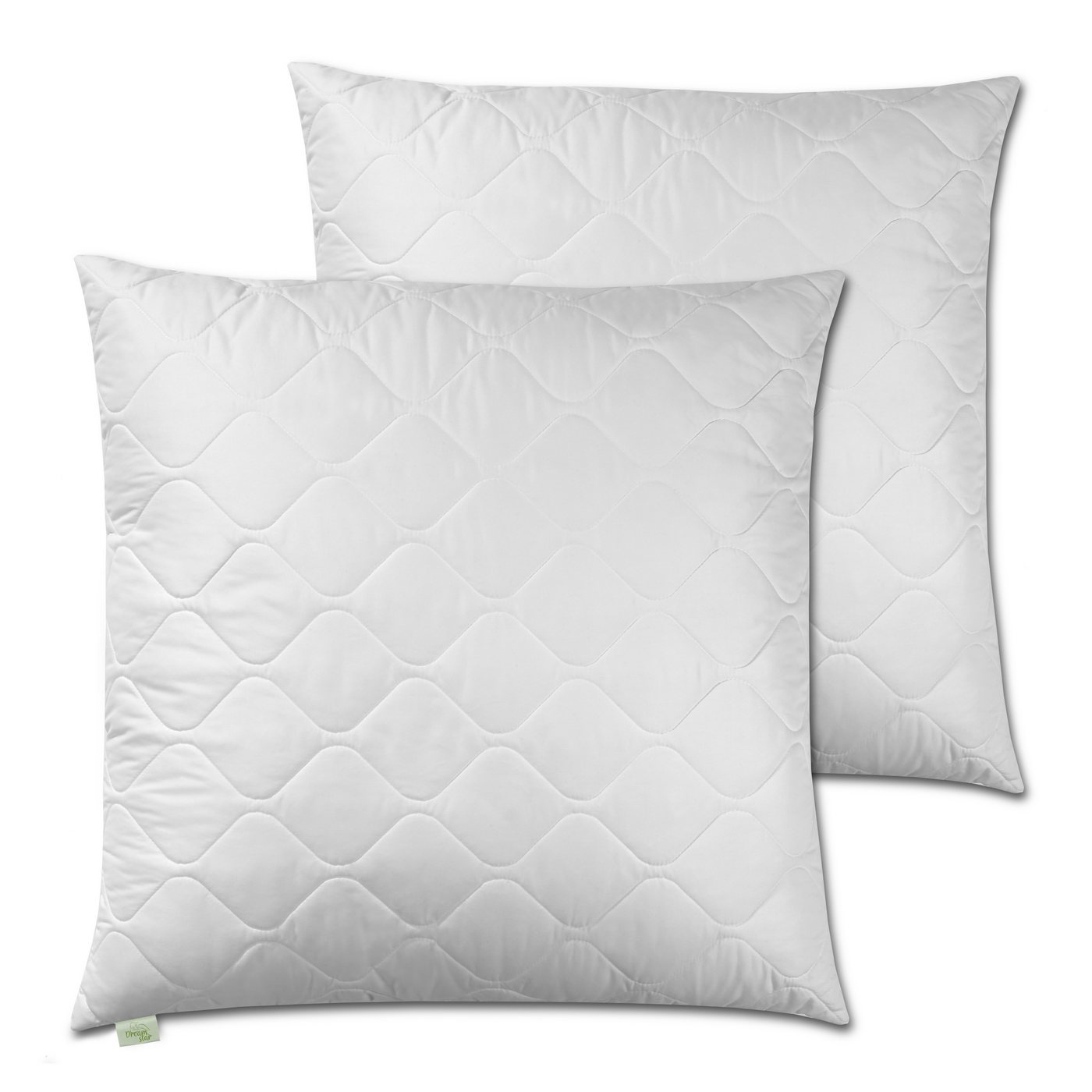 Dreamstar Microfaserkissen gestepptes Kopfkissen 40x80 cm und 80x80 cm - Premium Qualität, Füllung: 100% Polyester, Bezug: Microfaser, Seitenschläfer, Rückenschläfer, Bauchschläfer, Kissen 40x80 cm, Reißverschluss für Füllung, allergikergeeignet Dreamstar Microfaserkissen gestepptes Kopfkissen 40x80 cm und 80x80 cm - Premium Qualität, Füllung: 100% Polyester, Bezug: Microfaser, Seitenschläfer, Rückenschläfer, Bauchschläfer, Kissen 40x80 cm, Reißverschluss für Füllung, allergikergeeignet von Dreamstar
