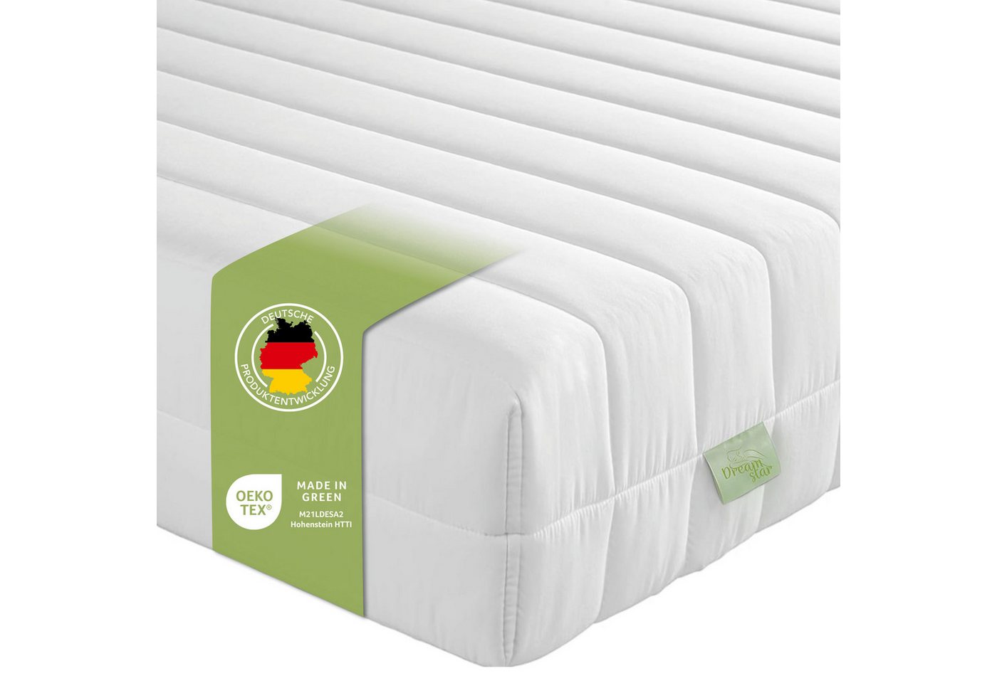 Kaltschaummatratze Easy Flex, Wendematratze mit zwei unterschiedlich festen Liegeseiten, Dreamstar, 90x200 cm, 140x200 cm und weitere Größen Kaltschaummatratze Easy Flex, Wendematratze mit zwei unterschiedlich festen Liegeseiten, Dreamstar, 90x200 cm, 140x200 cm und weitere Größen von Dreamstar