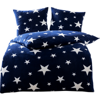 Dreamtex Nicki-Bettwäsche "Sterne" - ca. 135 x 200 cm von Dreamtex