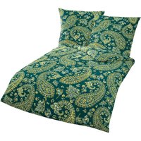 Dreamtex Thermo-Fleece Bettwäsche ca. 135 x 200 cm, Paisley von Dreamtex