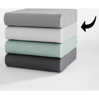 Mako-Feinjersey Topper-Spannbetttuch - ca. 180 - 200 x 200 cm von Dreamtex