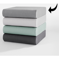 Mako-Feinjersey Topper-Spannbetttuch - ca. 90 - 100 x 200 cm Mako-Feinjersey Topper-Spannbetttuch - ca. 90 - 100 x 200 cm von Dreamtex