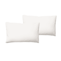 Mikrofaser Seersucker Kissenbezüge - 2er-Set, je ca. 40x80 cm von Dreamtex