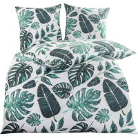 Soft-Touch-Mikrofaser-Satin-Bettwäsche - ca. 135 x 200 cm von Dreamtex