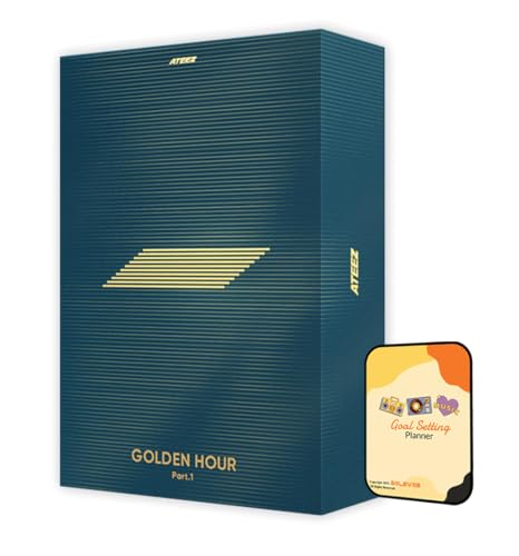 ATEEZ Album - GOLDEN HOUR : Part.1 BLUE HOUR ver +Pre Order Benefits+BolsVos Exclusive K-POP Giveaways Package von Dreamus