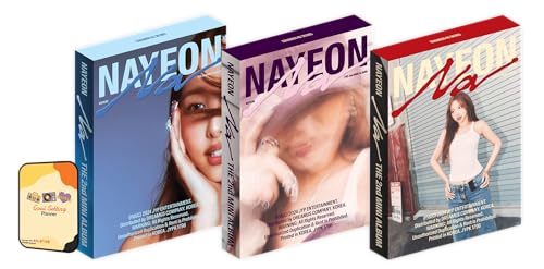 Nayeon (TWICE) Album - NA A Ver. + B Ver. + C Ver. 3 Albums Full Set+Pre Order Benefits+BolsVos Exclusive K-POP Giveaways Package von Dreamus