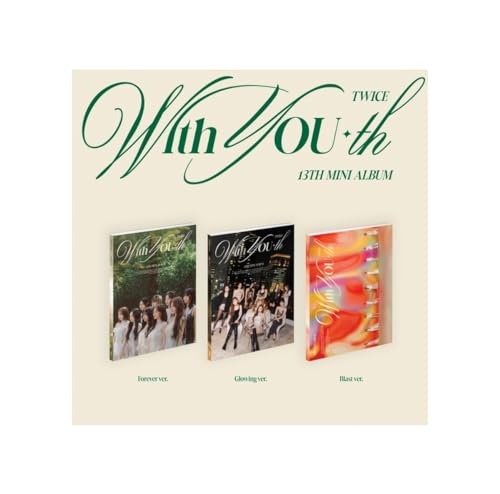 TWICE - With YOU-th (13th Mini Album) CD+Pre-Order Benefit+Folded Poster (Glowing ver, 1 Folded Poster) von DREAMUS