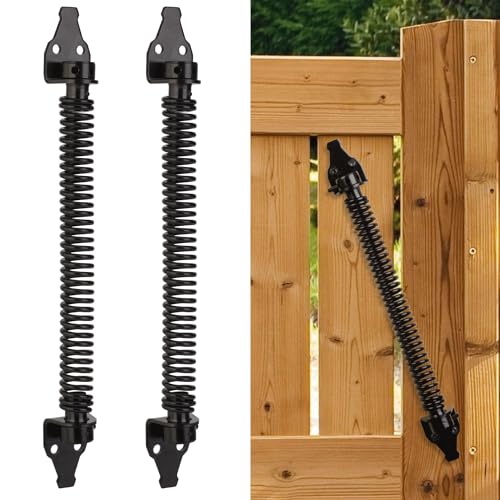 Torfeder, selbstschließend, strapazierfähig, für den Außenbereich, automatischer Zaun, Torverschluss, Hardware, federbelasteter Torriegel mit verstellbarem Werkzeug für Holz- und Vinylzaun, Schwarz, Torfeder, selbstschließend, strapazierfähig, für den Außenbereich, automatischer Zaun, Torverschluss, Hardware, federbelasteter Torriegel mit verstellbarem Werkzeug für Holz- und Vinylzaun, Schwarz, von Dreamxiang