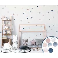 Polka Dots Wandtattoo, Kinderzimmer Wandtattoo Punkte Aufkleber von DreamyKids