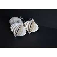 Papierornamente| Elfenbeinfarbe| 4Er-Set| Perfekte Ergänzung Zu Ihrer Ornament-Sammlung Papierornamente| Elfenbeinfarbe| 4Er-Set| Perfekte Ergänzung Zu Ihrer Ornament-Sammlung von DreamydecorGoods