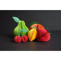 Wabenfrüchte Für Wohnkultur ||Set Mit 5 Früchten || Küchen Deko Minimalistisch|| Liebe Handgefertigt von DreamydecorGoods
