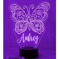 Butterfly Led Night Light, Personalisierte 16 Farben, Fernbedienung Und Kostenloser Versand von Dreamyledlights