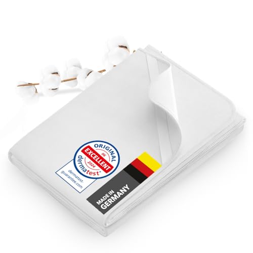 Dreamzie - Molton Matratzenschoner 100x200 cm 100% Baumwolle 300 GSM - mit 4 Eckgummis Dreamzie - Molton Matratzenschoner 100x200 cm 100% Baumwolle 300 GSM - mit 4 Eckgummis von Dreamzie