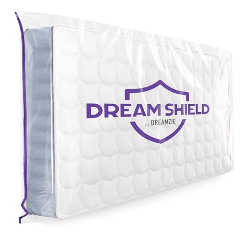 Dreamzie - Schutzhülle aus Kunststoff für Matratzen - Für Umzug, Lagerung & Transport - Robuste Matratzenhülle mit Reißverschluss - 90x200 cm von Dreamzie