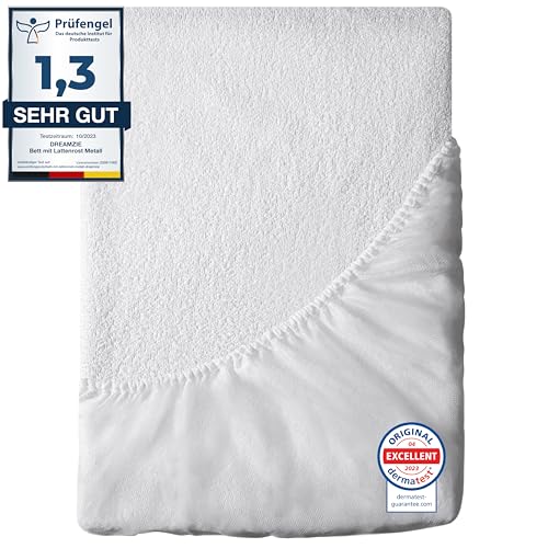 Matratzenschoner 70x140 Baby Wasserdicht Dreamzie - Oeko-TEX - Atmungsaktive Anti-Allergie und Anti Milben - Nässeschutz 70x140 Kinderbett von Dreamzie