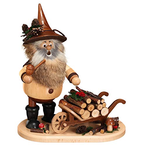 Drechselwerkstatt Uhlig Räuchermännchen Wichtel mit Schiebock - 25cm - Original Erzgebirge Räuchermann Drechselwerkstatt Uhlig Räuchermännchen Wichtel mit Schiebock - 25cm - Original Erzgebirge Räuchermann von Drechselwerkstatt Uhlig