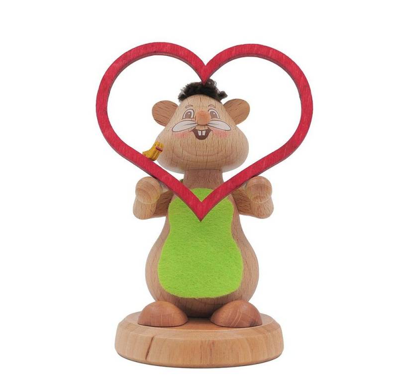Drechslerei Kuhnert Räuchermännchen Hamster Mini - Romantiker von Drechslerei Kuhnert