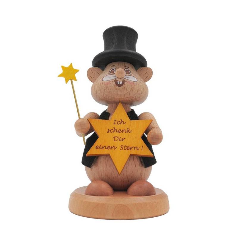 Drechslerei Kuhnert Räuchermännchen Hamster Mini - Sternenschenker von Drechslerei Kuhnert