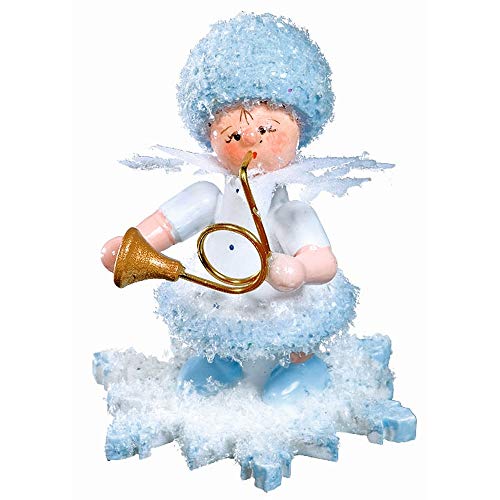 Drechslerei Kuhnert Schneeflöckchen mit Horn - 5 cm von Drechslerei Kuhnert