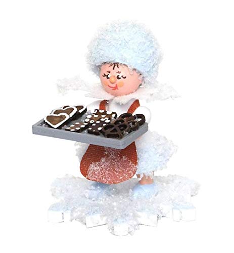 Drechslerei Kuhnert Schneeflöckchen Lebkuchenbäcker - 5 cm von Drechslerei Kuhnert