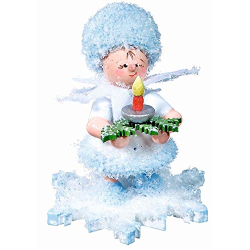 Drechslerei Kuhnert Schneeflöckchen mit Licht - 5 cm von Drechslerei Kuhnert