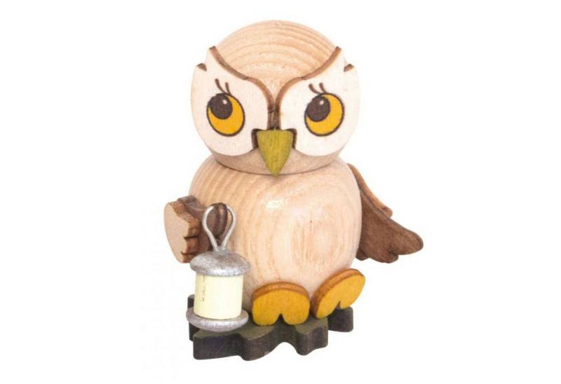 Drechslerei Kuhnert Weihnachtsfigur Eulenkind mit Lampion - 4 cm - Echt Erzgebirge Drechslerei Kuhnert Weihnachtsfigur Eulenkind mit Lampion - 4 cm - Echt Erzgebirge von Drechslerei Kuhnert