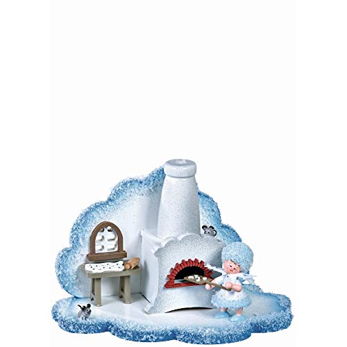 Drechslerei Kuhnert Schneeflöckchens Weihnachtsbäckerei - 14,5x8,5x9 cm von Drechslerei Kuhnert