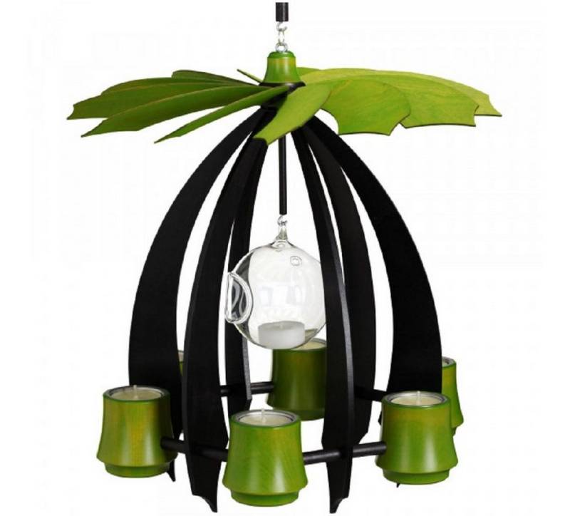 Drechslerei Thomas Schalling Weihnachtspyramide Schalling Hängepyramide Nova anthrazit / lindgrün, Handarbeit aus dem Erzgebirge Drechslerei Thomas Schalling Weihnachtspyramide Schalling Hängepyramide Nova anthrazit / lindgrün, Handarbeit aus dem Erzgebirge von Drechslerei Thomas Schalling