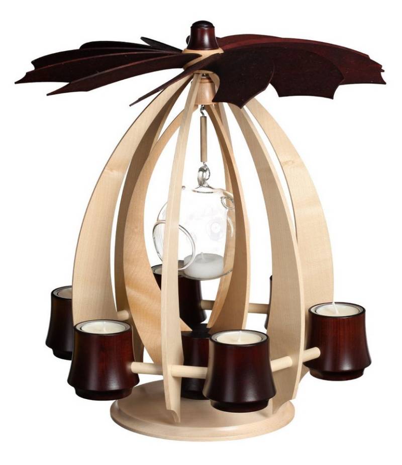 Drechslerei Thomas Schalling Weihnachtspyramide Schalling Schwebepyramide Nova ahorn /mahagoni, Handarbeit aus dem Erzgebirge Drechslerei Thomas Schalling Weihnachtspyramide Schalling Schwebepyramide Nova ahorn /mahagoni, Handarbeit aus dem Erzgebirge von Drechslerei Thomas Schalling