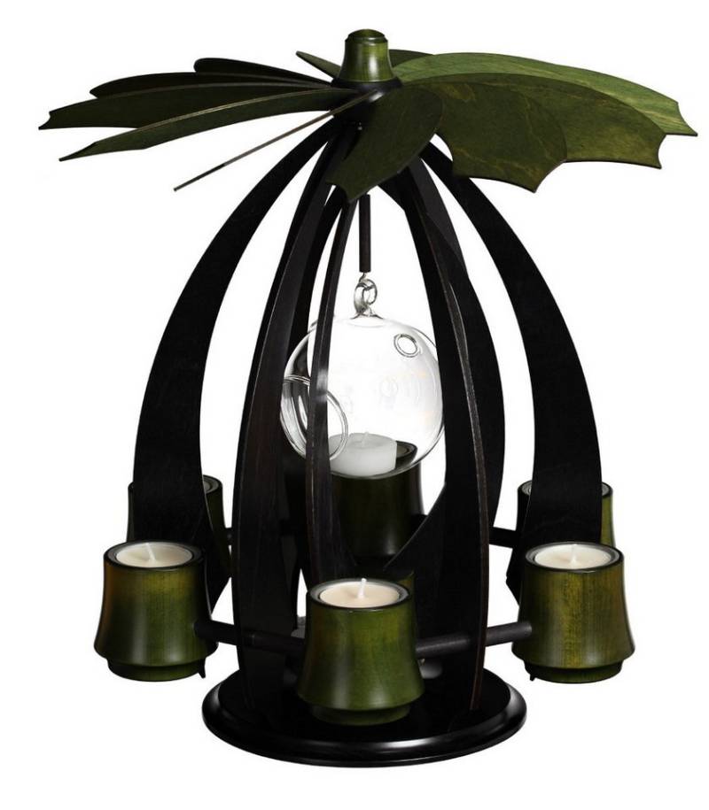 Drechslerei Thomas Schalling Weihnachtspyramide Schalling Schwebepyramide Nova anthrazit / moosgrün, Handarbeit aus dem Erzgebirge Drechslerei Thomas Schalling Weihnachtspyramide Schalling Schwebepyramide Nova anthrazit / moosgrün, Handarbeit aus dem Erzgebirge von Drechslerei Thomas Schalling