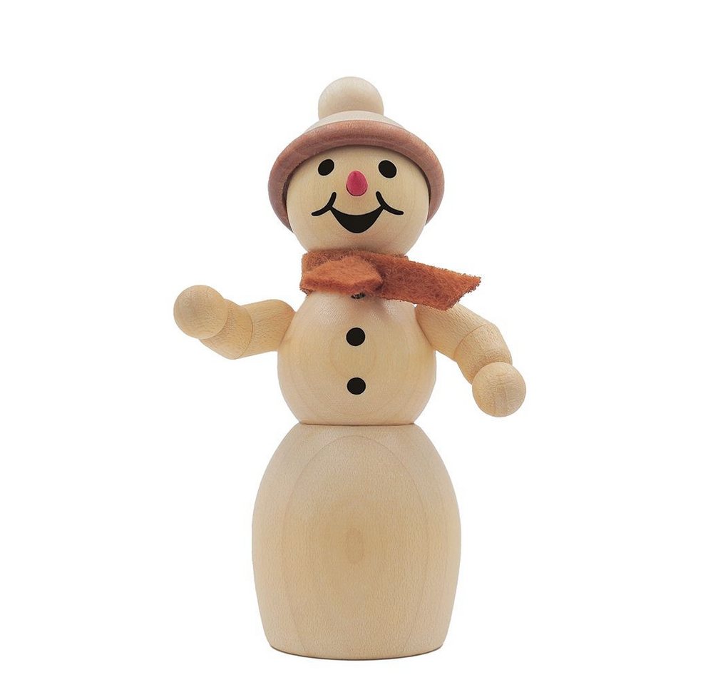 Drechslerei Volkmar Wagner Räuchermännchen Schneefrau "mit Schal" - 9 cm - Original Erzgebirge Drechslerei Volkmar Wagner Räuchermännchen Schneefrau "mit Schal" - 9 cm - Original Erzgebirge von Drechslerei Volkmar Wagner