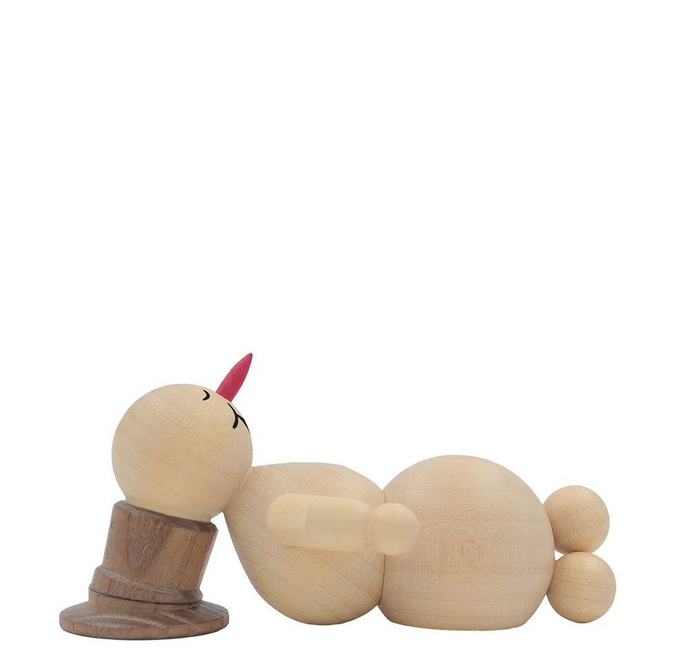 Drechslerei Volkmar Wagner Räuchermännchen Schneemann „schlafend“ - 4 cm - Original Erzgebirge Drechslerei Volkmar Wagner Räuchermännchen Schneemann „schlafend“ - 4 cm - Original Erzgebirge von Drechslerei Volkmar Wagner