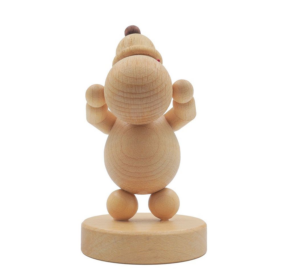 Drechslerei Volkmar Wagner Räuchermännchen Schneemann Junior „mit Schneekugel oben“ auf Sockel 9 cm - Orig. Erzg. Drechslerei Volkmar Wagner Räuchermännchen Schneemann Junior „mit Schneekugel oben“ auf Sockel 9 cm - Orig. Erzg. von Drechslerei Volkmar Wagner