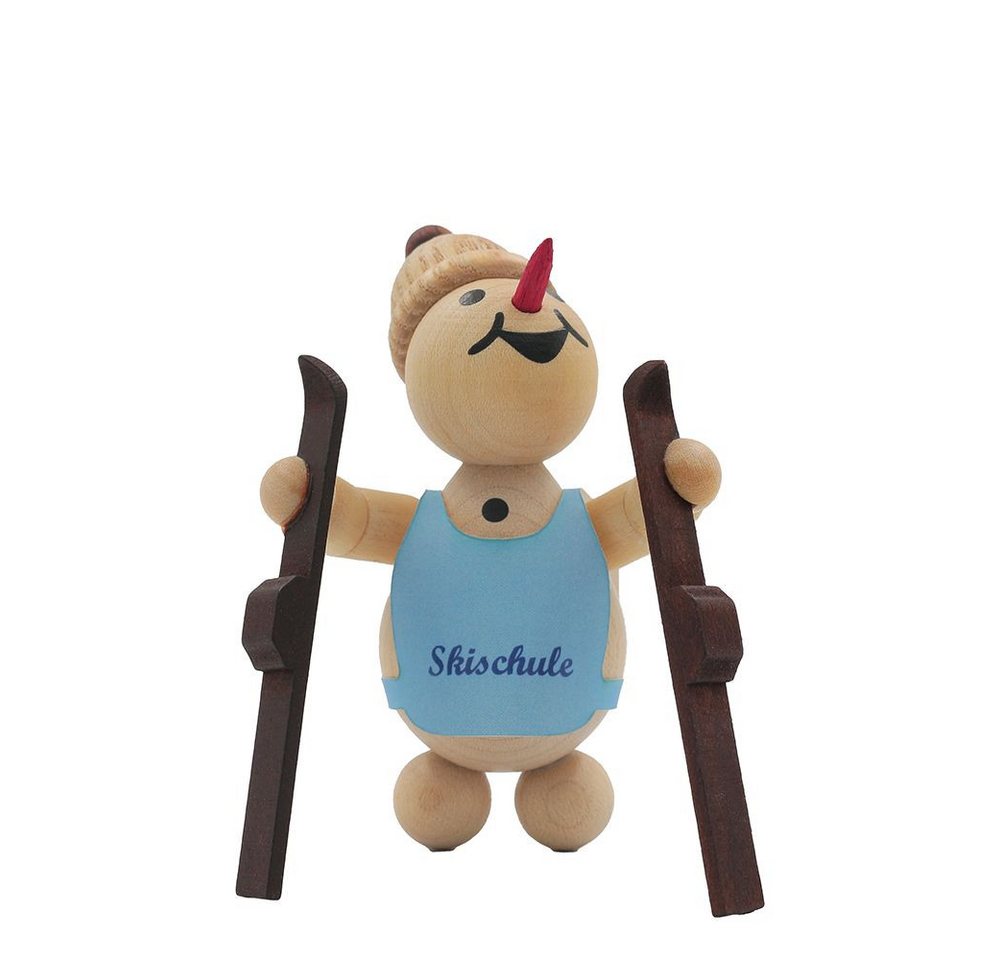 Drechslerei Volkmar Wagner Räuchermännchen Schneemann Junior Skianfänger - 9 cm - Original Erzgebirge Drechslerei Volkmar Wagner Räuchermännchen Schneemann Junior Skianfänger - 9 cm - Original Erzgebirge von Drechslerei Volkmar Wagner