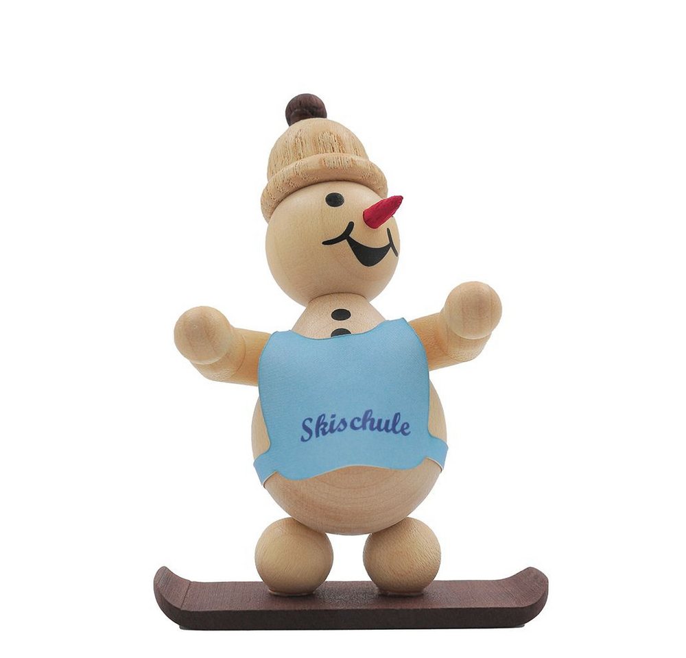 Drechslerei Volkmar Wagner Räuchermännchen Schneemann Junior Snowboard stehend - 9 cm - Original Erzgebirge Drechslerei Volkmar Wagner Räuchermännchen Schneemann Junior Snowboard stehend - 9 cm - Original Erzgebirge von Drechslerei Volkmar Wagner