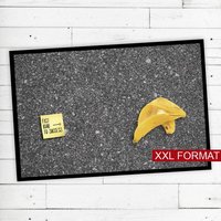Fußmatte "Banane" Mit Name O. Text Personalisiert Rutschfest | Waschbar Hochwertig Aussenbereich Schmutzfangmatte Türmatte von Dreckspatz