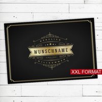 Fußmatte "Willkommen" Mit Ihrem Namen Oder Text Rutschfest | Waschbar Hochwertig Aussenbereich Schmutzfangmatte Türmatte Fußmatte "Willkommen" Mit Ihrem Namen Oder Text Rutschfest | Waschbar Hochwertig Aussenbereich Schmutzfangmatte Türmatte von Dreckspatz