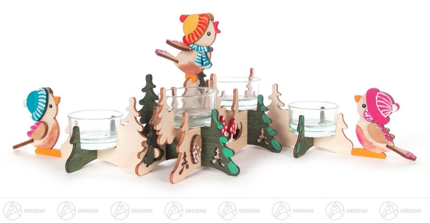 Dregeno Erzgebirge Bastelnaturmaterial Ersatzteile & Bastelbedarf Bastelsatz Teelichthalter mit 3 Vögel Dregeno Erzgebirge Bastelnaturmaterial Ersatzteile & Bastelbedarf Bastelsatz Teelichthalter mit 3 Vögel von Dregeno Erzgebirge
