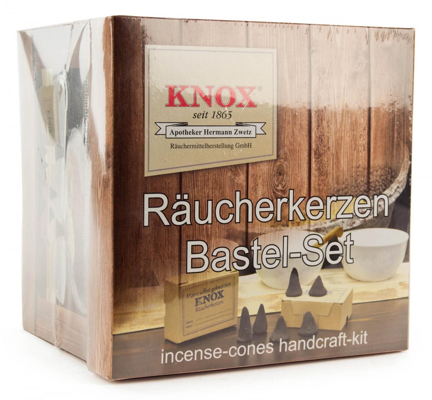 Dregeno Erzgebirge Bastelnaturmaterial Bastel-Set KNOX-Räucherkerzen BxHxT = 15x12,5x14,5cm NEU von Dregeno Erzgebirge