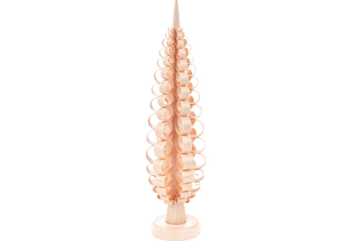 Dregeno Erzgebirge Dekofigur Spanbaum natur (18cm) von Dregeno Seiffen von Dregeno Erzgebirge