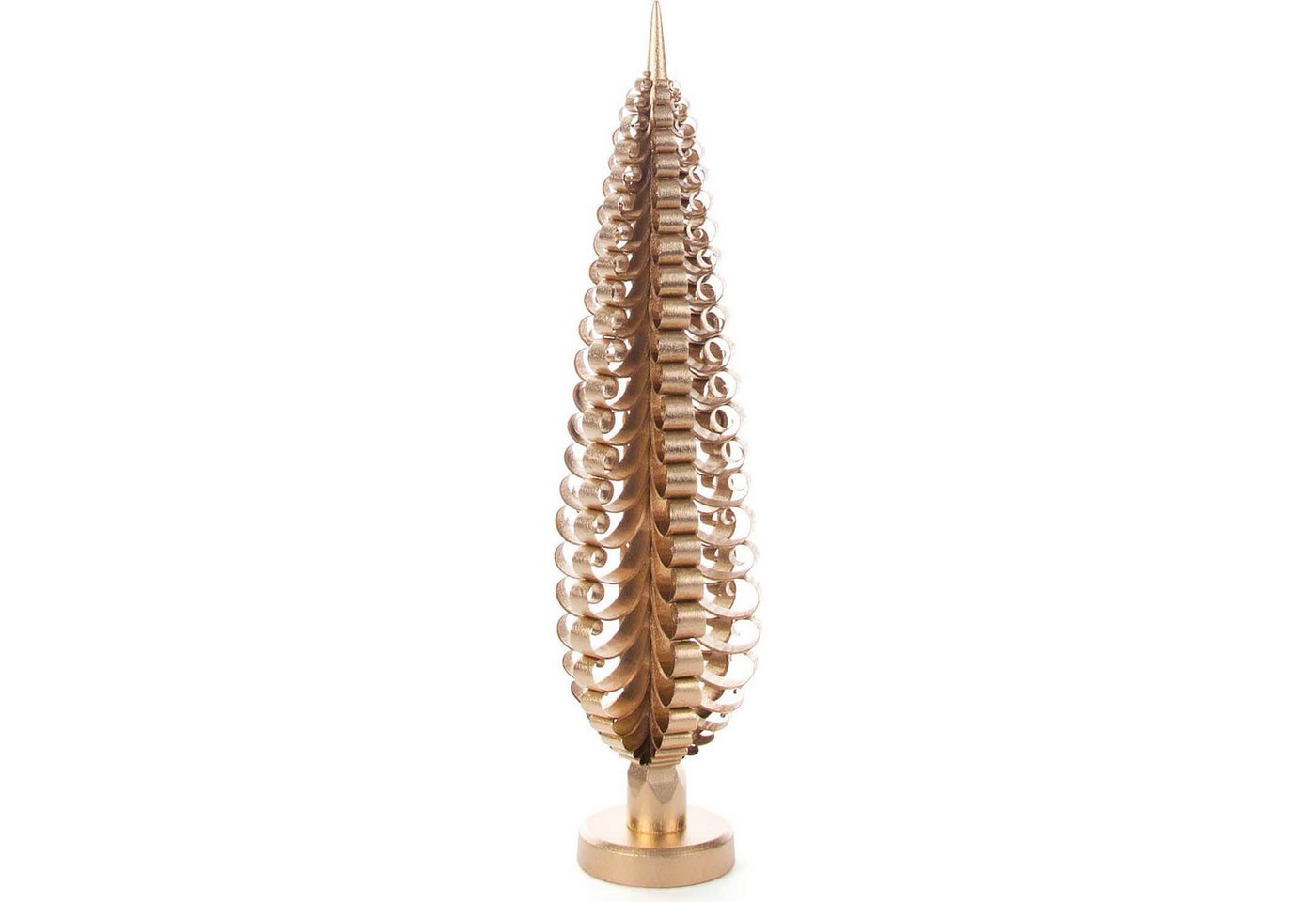 Dregeno Erzgebirge Dekofigur Spanbaum vergoldet (25cm) von Dregeno Seiffen von Dregeno Erzgebirge