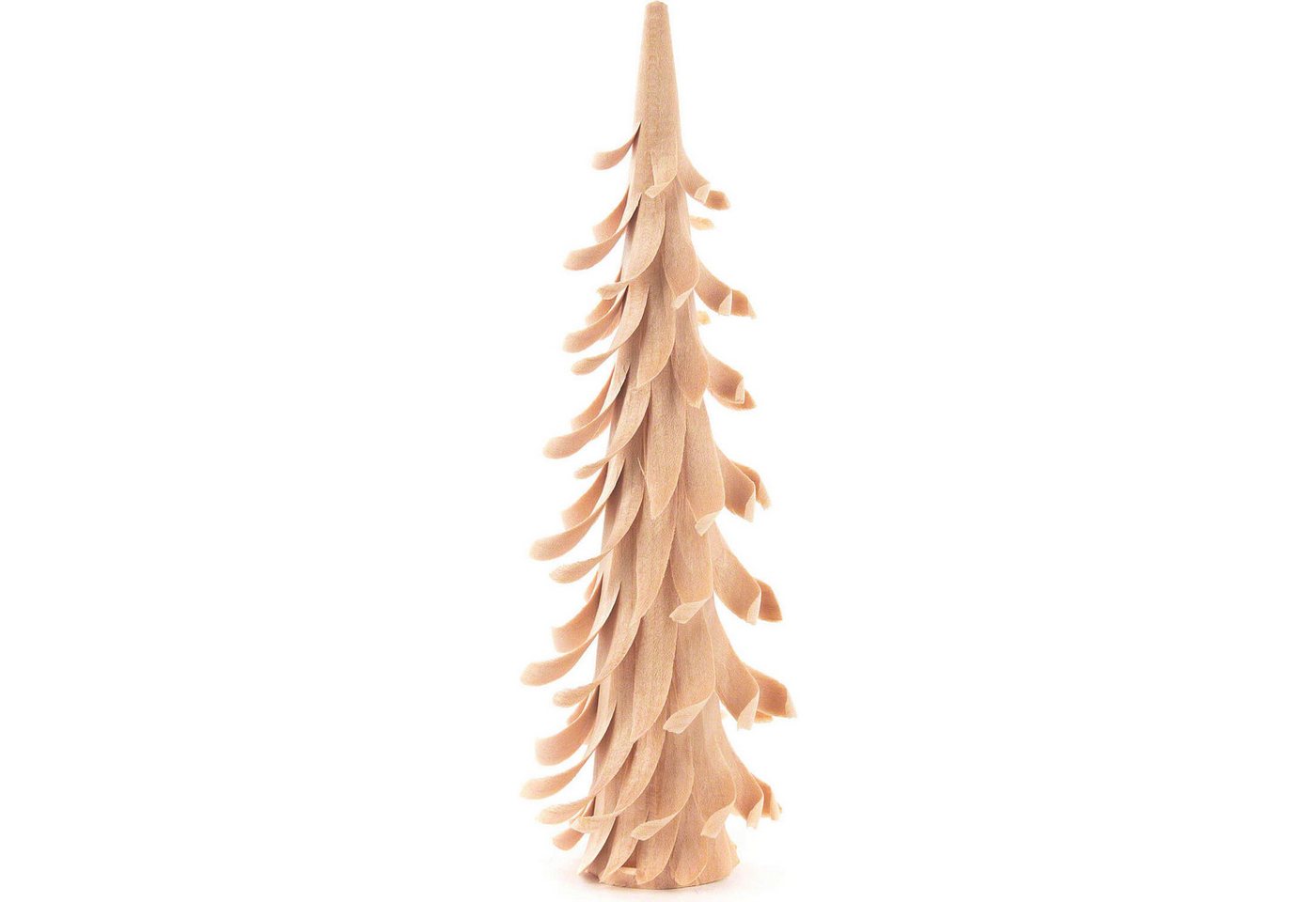 Dregeno Erzgebirge Dekofigur Spiralbaum natur (17cm) von Dregeno Seiffen von Dregeno Erzgebirge